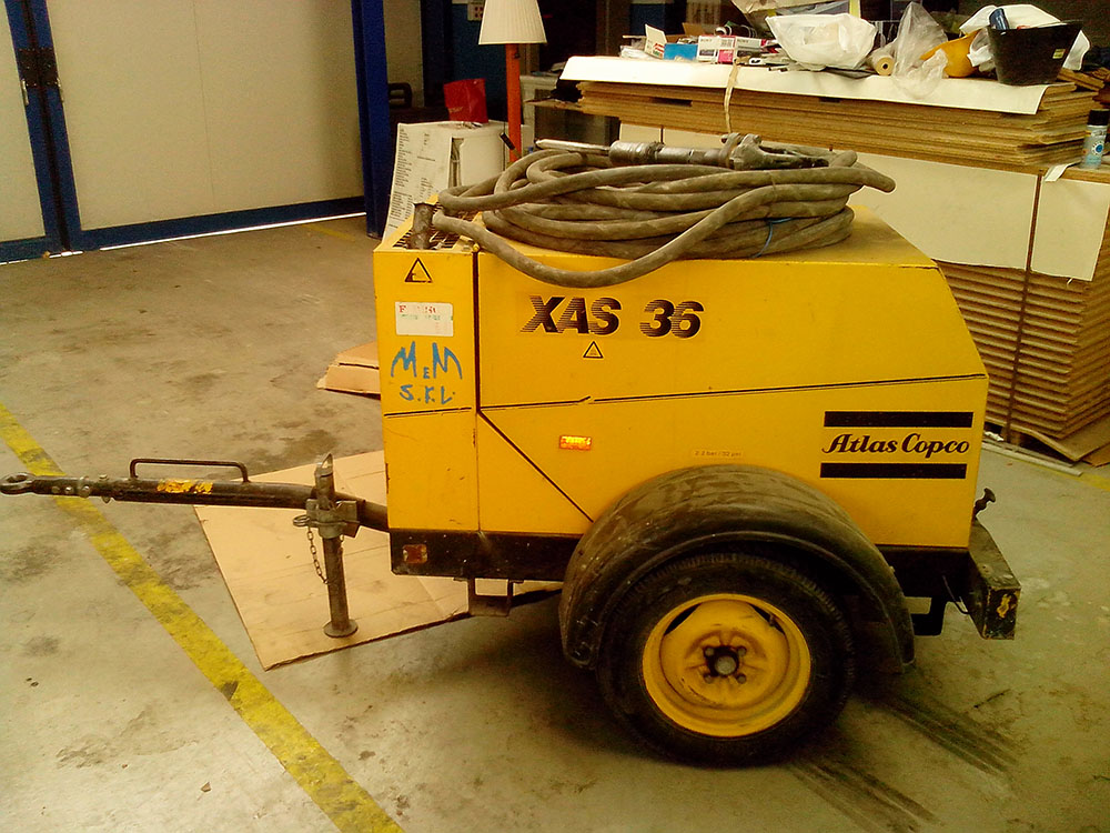 Motocompressore Atlas Copco XA36